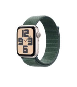 Apple WATCH SE GPS 44MM STARLIGHT ALUMINIUM CASE WITH LAKE GREEN SPORT LOOP