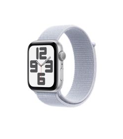 Apple WATCH SE GPS 40MM SILVER ALUMINIUM CASE WITH BLUE CLOUD SPORT LOOP