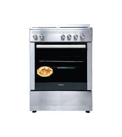 VENUS COOKER / 50X55CM, 2 GAS & 2HOTPLATE, PUSH AUTO IGNITION, ELECTRIC OVEN & GRILL, METAL LID,SILVER