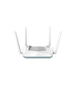 Wireless AX 3200 Wi-Fi 6 Dual Band (11ax/ac/b/g/n/a/k/v) AI Router, MU-MIMO & OFDMA, 4 x Gigabit LAN ports, Gigabit WAN, 4 external antennas, Voice Control, FOTA, D-Link AI technology, D-Link Wi-Fi Mesh, D-Link Ai APP Support, UK/EU Plug