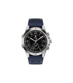 SWISS MILITARY DOM5 SMARTWATCH BLUE SILICON STRAP