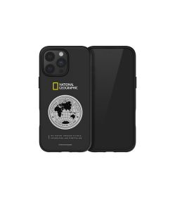 NAT GEO METAL DECO HARD CASE IPHONE 16 PRO MAX BLACK