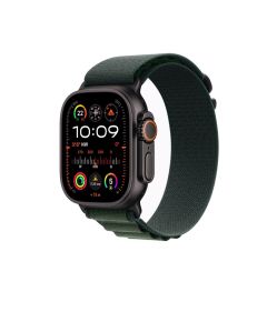 Apple WATCH ULTRA 2 GPS WITH CELLULAR 49MM BLACK TITANIUM CASE WITH DARK GREEN ALPINE LOOP - MEDIU