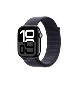 Apple WATCH SERIES 10 GPS WITH CELLULAR 46MM JET BLACK ALUMINIUM CASE WITH INK SPORT LOOP