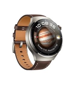 Huawei Watch 4 Pro with Brown Leather Strap 