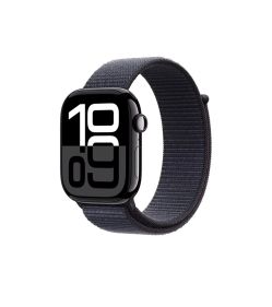 Apple WATCH SERIES 10 GPS 46MM JET BLACK ALUMINIUM CASE WITH INK SPORT LOOP